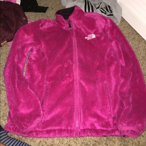 Fuzzy NorthFace Jacket